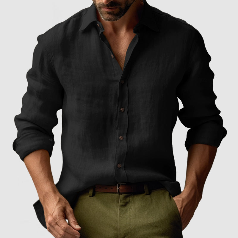Harlon – Vintage Linen Shirt for Men