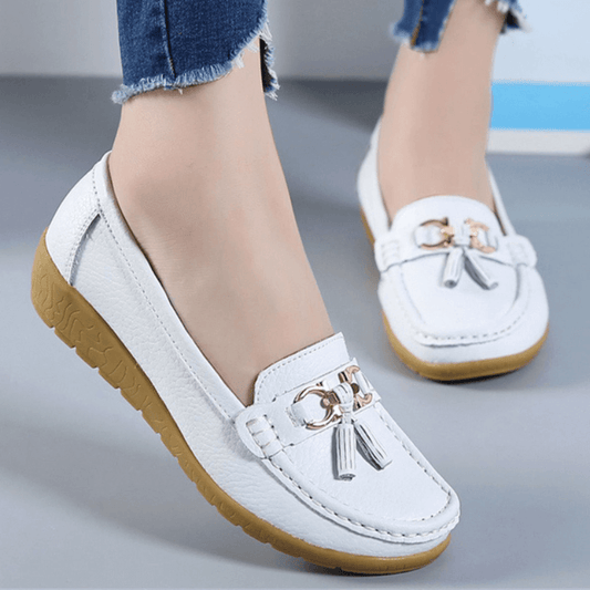Heliora™ - Mocassins en Cuir Confort Orthopédique – L’Élégance Naturelle à Chaque Pas