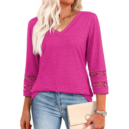 Styli | Chic Casual V-Neck Summer Top