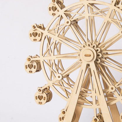 Rolife Ferris Wheel Woodcraft Construction Kit Modular Mechanical Model 3D Puzzle For Self Assembly Toy Gift Kids Teens
