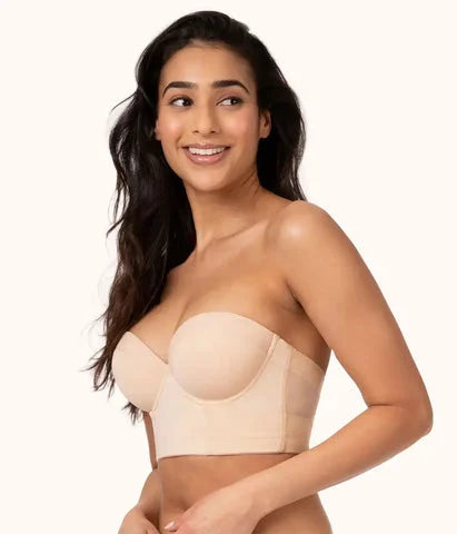 Sophia - Elegante Strapless Push-Up BH voor Onzichtbare Ondersteuning