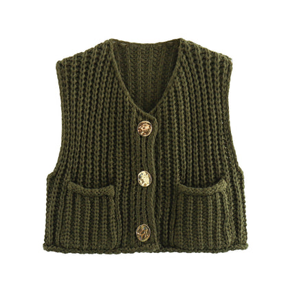 Madelin - Gilet en grosse maille texturée