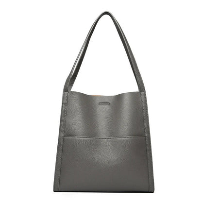 Classic Vegan Leather Crossbody Tote