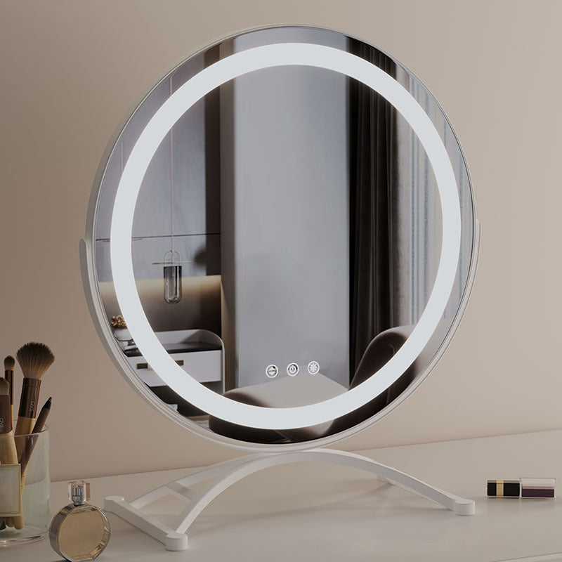 Make-up Spiegel LED Verlichting Oplaadbaar 40cm 360° Draaibaar Dimbaar 3 Lichtmodi