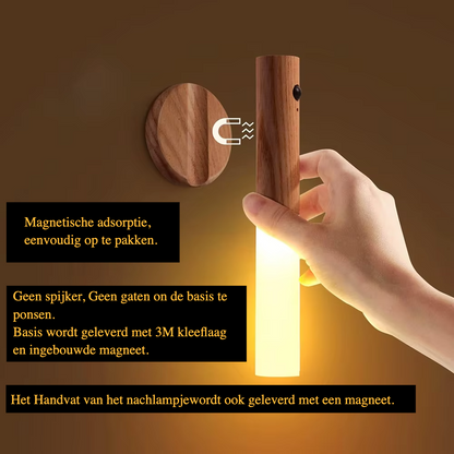 LumiSense – Draadloze Oplaadbare Wandlamp met Bewegingssensor