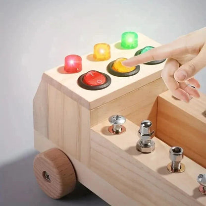 Montessori Busy Board – Interactief leerspeelgoed voor kinderen ter bevordering van fijne motoriek en cognitieve vaardigheden