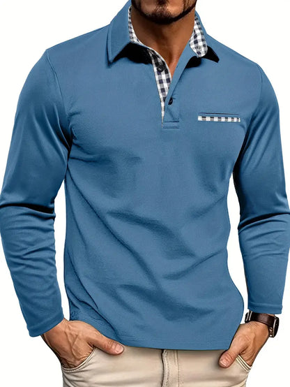 Alesio – Herren Langarm Poloshirt