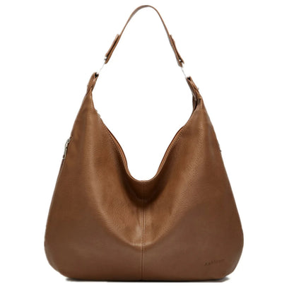 Retro Large Capacity Soft Leather Tote