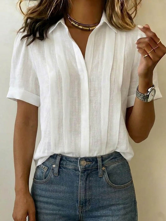 Ionea - Camisa de manga corta abotonada