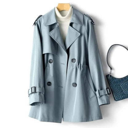 Chloe | Women Fashionable belted Double-Breasted coat