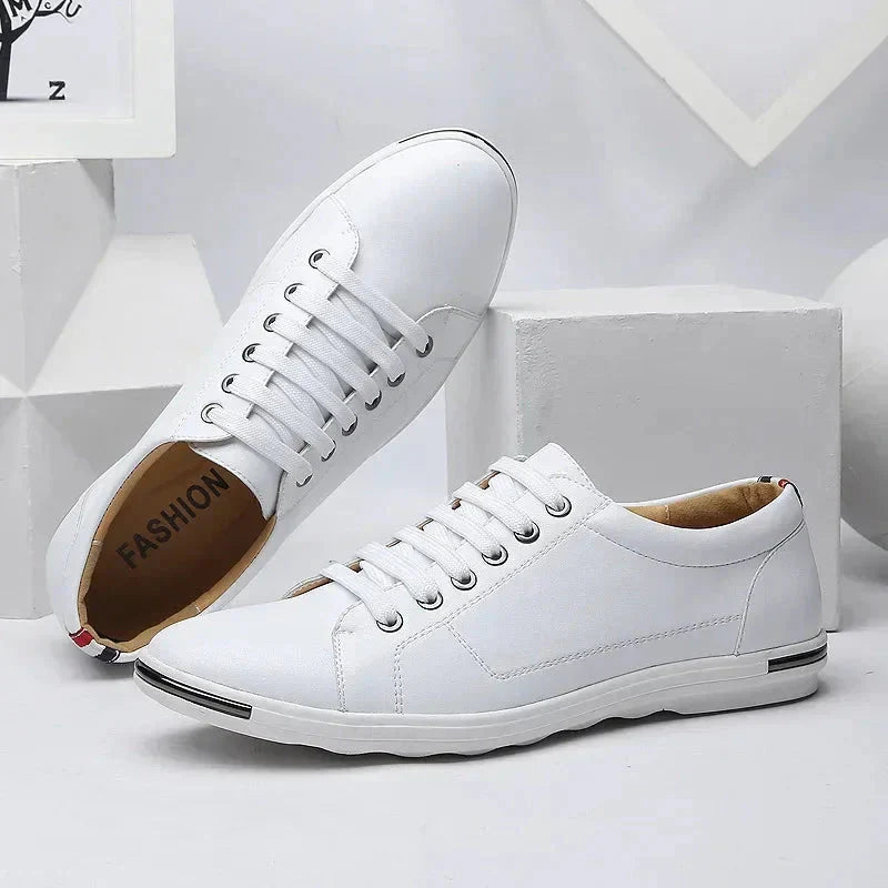 Dolly - Womens Sneakers With Sleek Toe And Metal Sole Detail