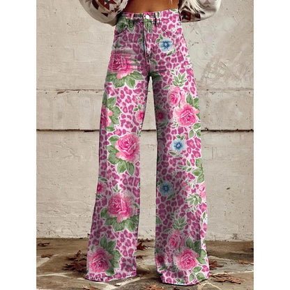 Virellda – Women’s Baggy Jeans With Waist Seam