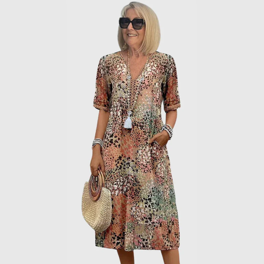 Dana | Damen Sommer Midikleid für den Abend