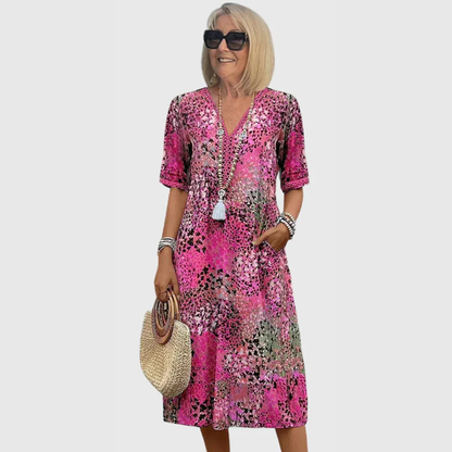 Dana | Damen Sommer Midikleid für den Abend