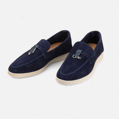 Mocassins Homme en Suède Premium – Semelle Plate, Élégance Décontractée pour l’Hiver