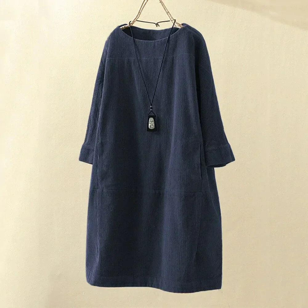Velanora - Long Corduroy Women Top
