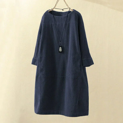 Velanora - Long Corduroy Women Top