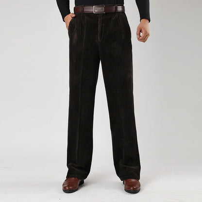 Kent | Men's Casual High-Waist Pleated Pants
