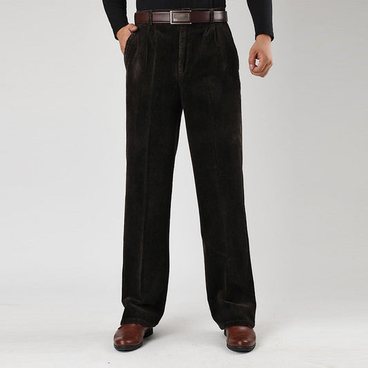 Kent | Men's Casual High-Waist Pleated Pants