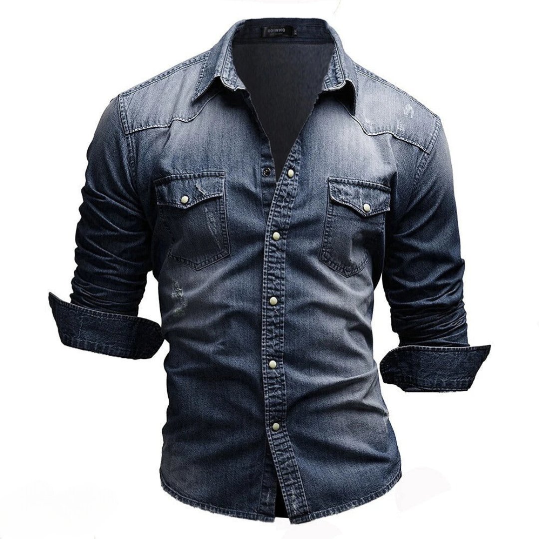 Givalli| Retro Denim Overhemd