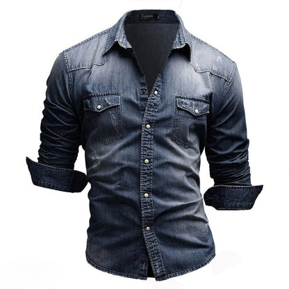 Givalli| Retro Denim Overhemd