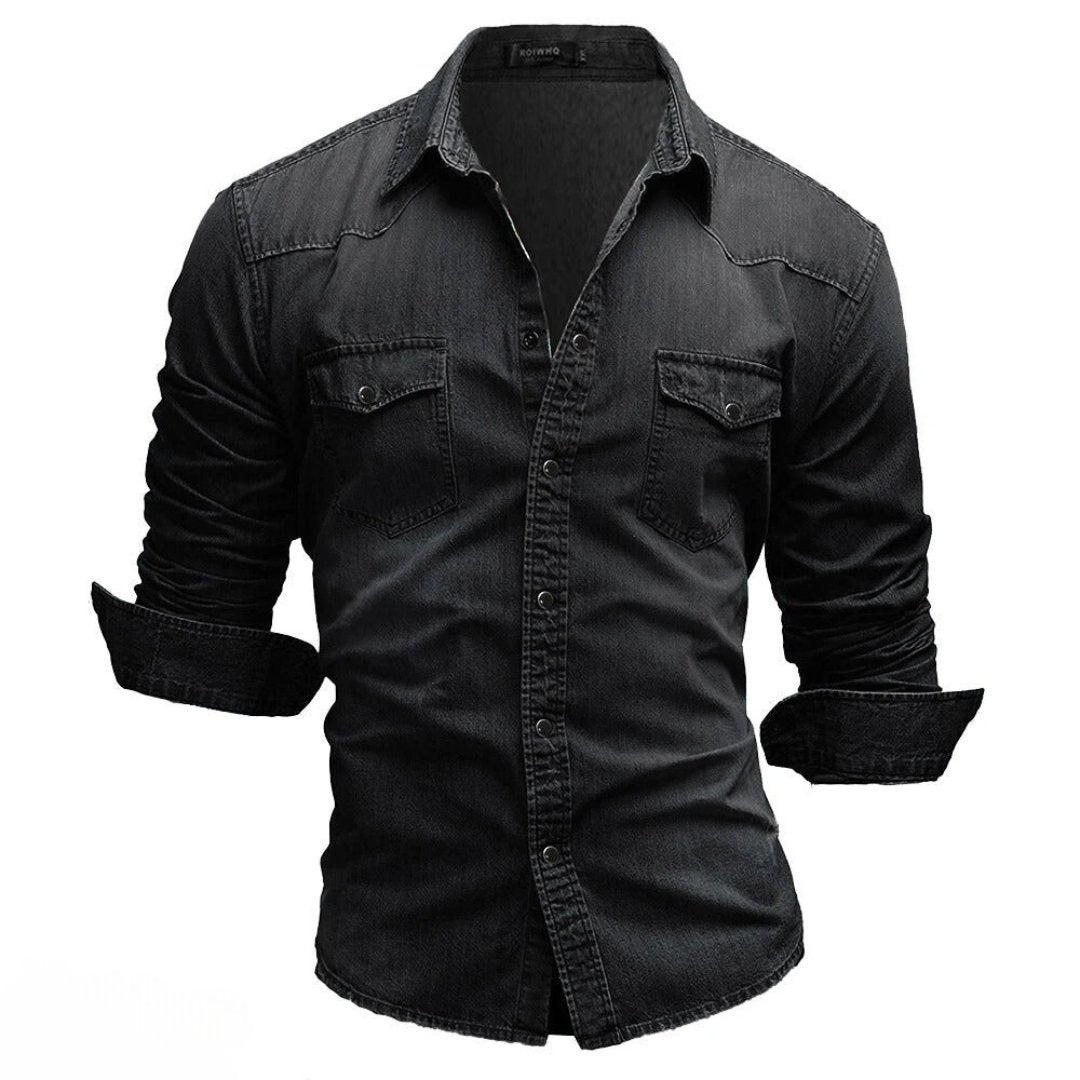 Givalli| Retro Denim Overhemd