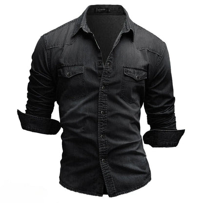 Givalli| Retro Denim Overhemd