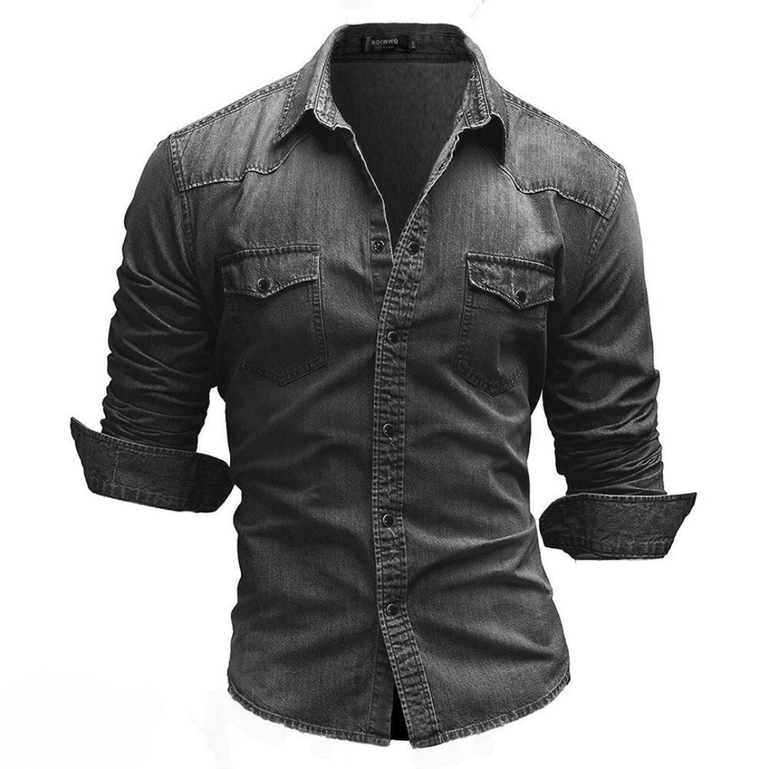 Givalli| Retro Denim Overhemd