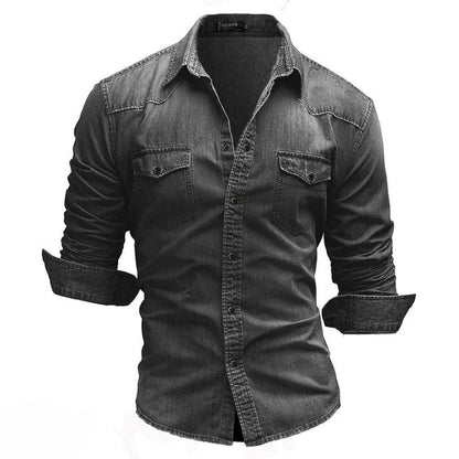 Givalli| Retro Denim Overhemd