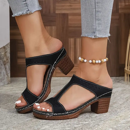 Aeja | Orthopädische Sandalen mit Blockabsatz