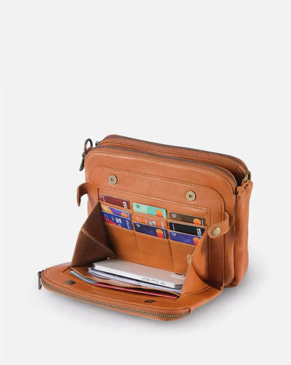 LuxeLeather - Leather Crossbody Bag Tarhus