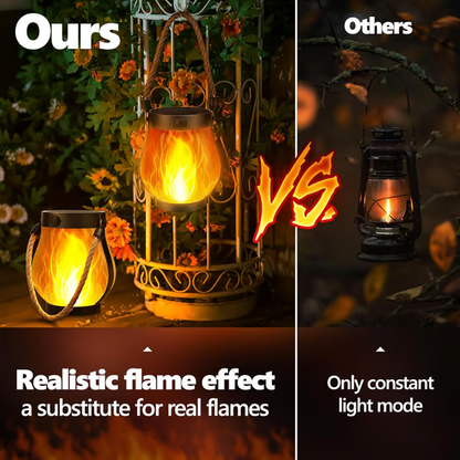 Solar-Gartenlaternen mit Flammen-Effekt -    Zorenza