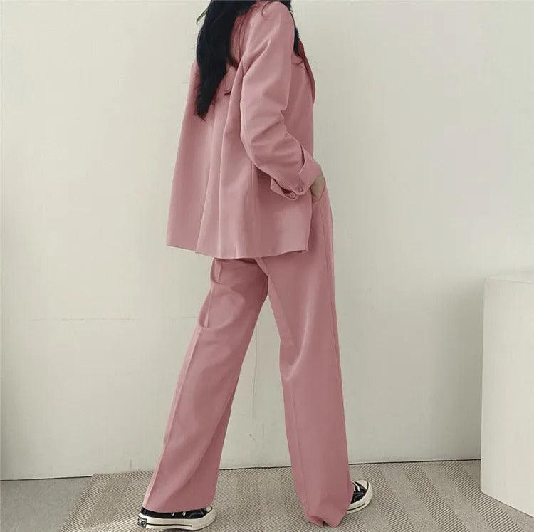 Hailey | Women Tailored Suit set z Long blazer