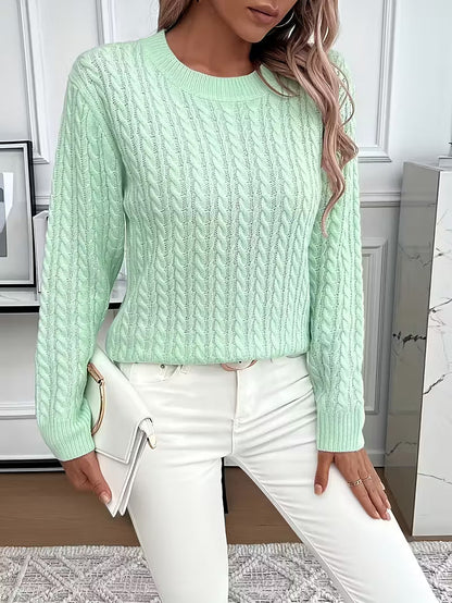 Soft Knit Minimal Sweater — Clean Look