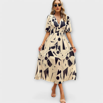 Zeraya™ – Elegant Midi Dress