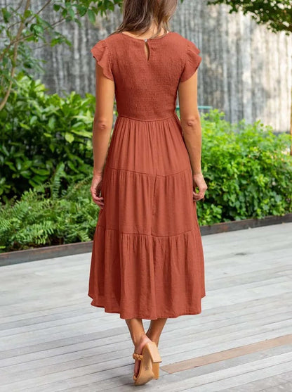 Amélia – Robe couvrante effet ventre plat