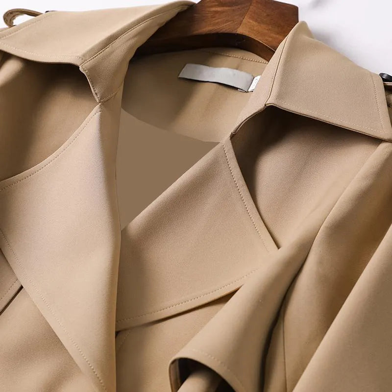 Celestine – Damen Trenchcoat Wasserdicht Klassisch Mit Gürtel