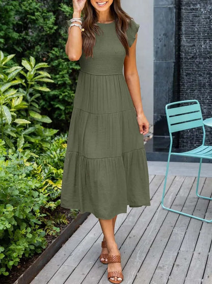 Amélia – Robe couvrante effet ventre plat