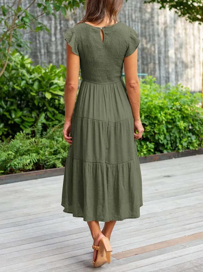 Amélia – Robe couvrante effet ventre plat
