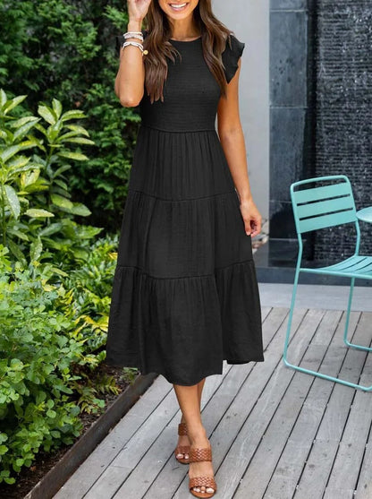 Amélia – Robe couvrante effet ventre plat
