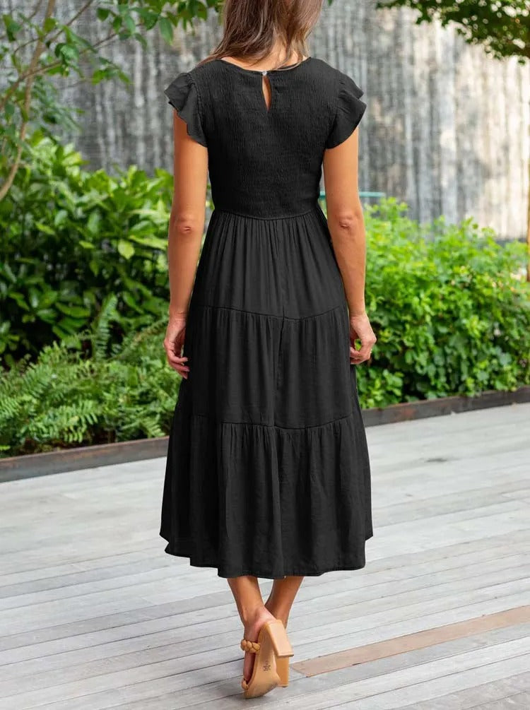 Amélia – Robe couvrante effet ventre plat
