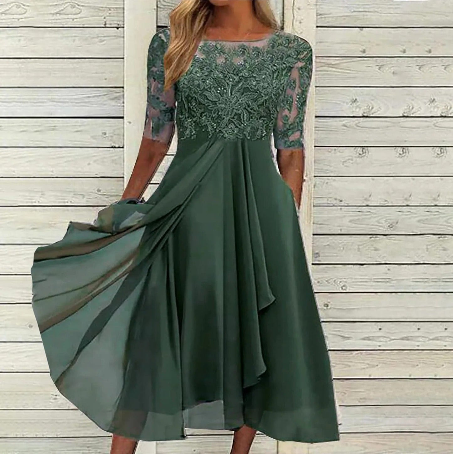 Dalila - Vestido de renda elegante