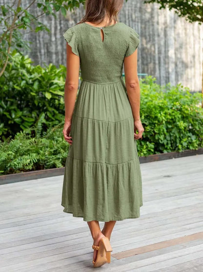 Amélia – Robe couvrante effet ventre plat