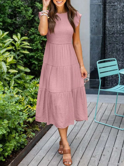 Amélia – Robe couvrante effet ventre plat