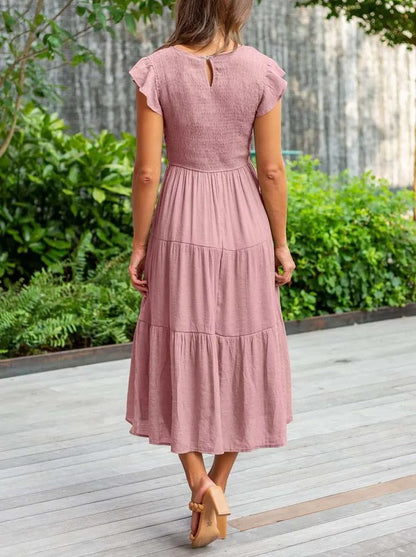 Amélia – Robe couvrante effet ventre plat