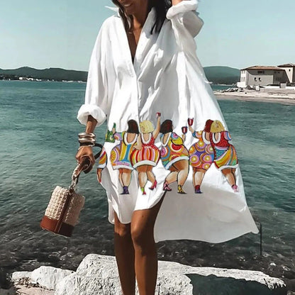 Robe Chemise Décontractée en Lin Femme – Coupe Droite Légère d’Été