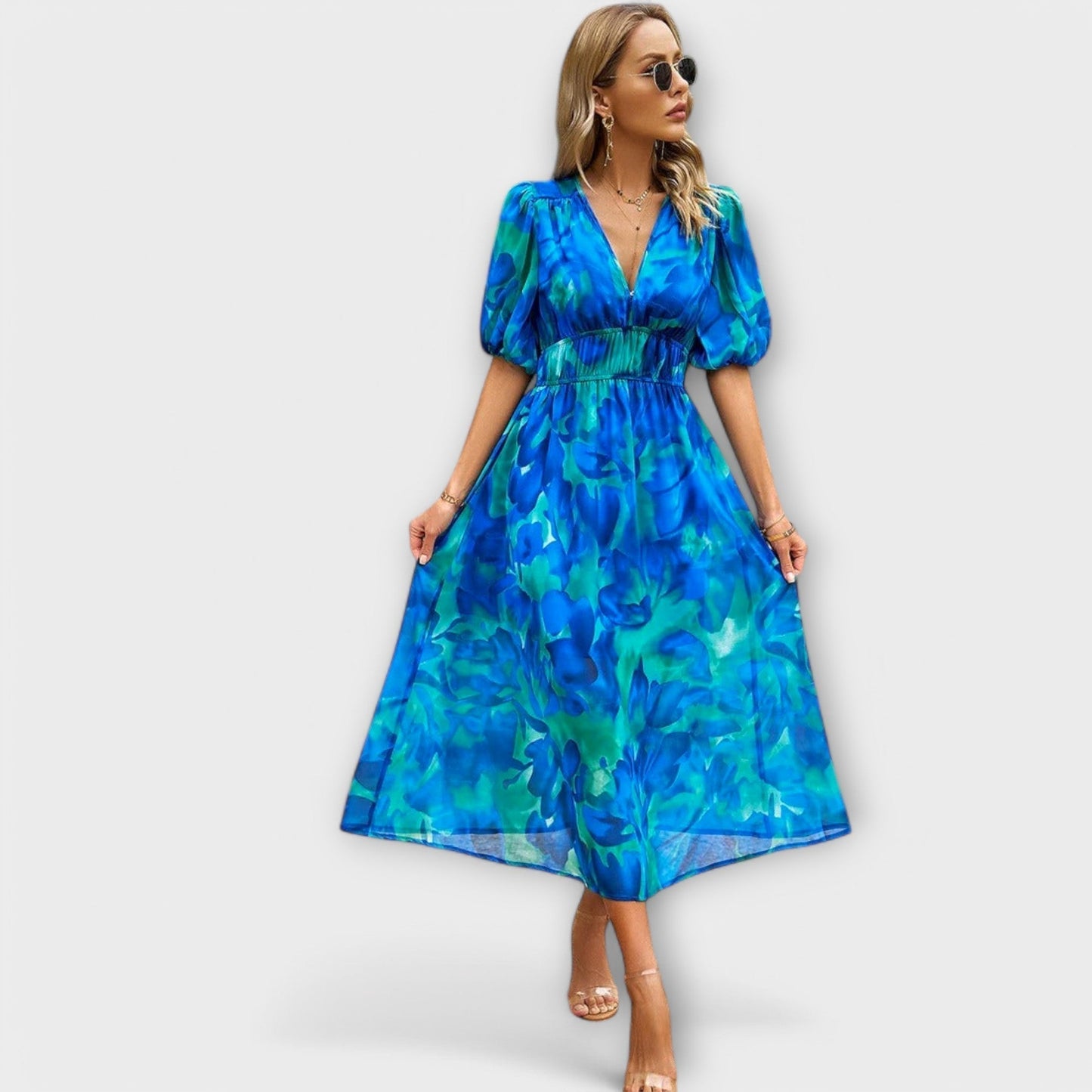 Zeraya™ – Elegant Midi Dress