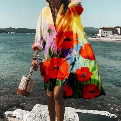 Maya | Women Summer casual dress koszulowa
