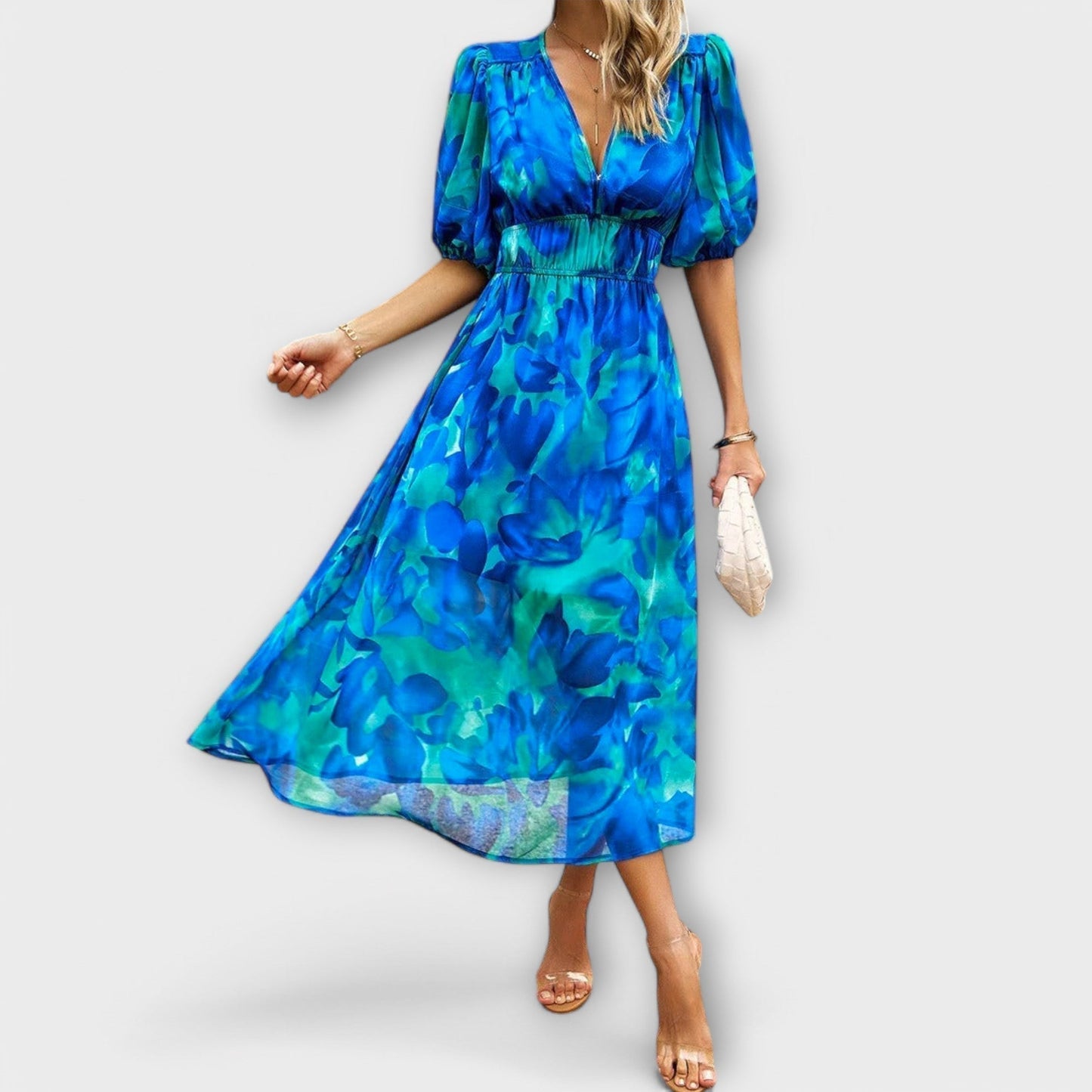 Zeraya™ – Elegant Midi Dress