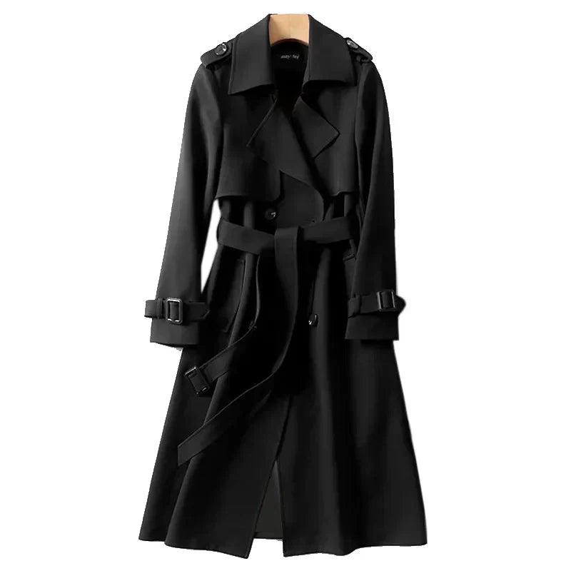Celestine – Damen Trenchcoat Wasserdicht Klassisch Mit Gürtel